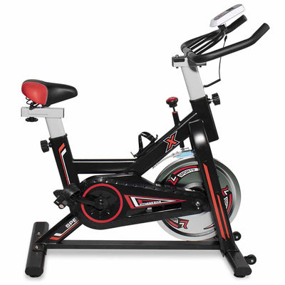 SEGMART Indoor Cycling Bikes, Exercise Bikes Stationary w/ LED Display Monitors, Cup Holder, Belt Drive, Q07