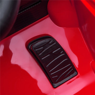 Electric Kids Ride on Toys for Boys Girls, 12V Ride on Cars with Remote Control, Battery Powered Ride on Sport Car, Ride on Toys with LED Lights/Safety-Belt/Horn, Red, LLL3289