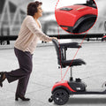 Segmart Motorized Scooter with 360° Swivel Seat, 4 Wheel Electric Mobility Scooter with Detachable Basket and Control Panel, Electric Medical Carts for Senior Handicapped Adults, Max Speed 5 mph, 265 lbs, SS549