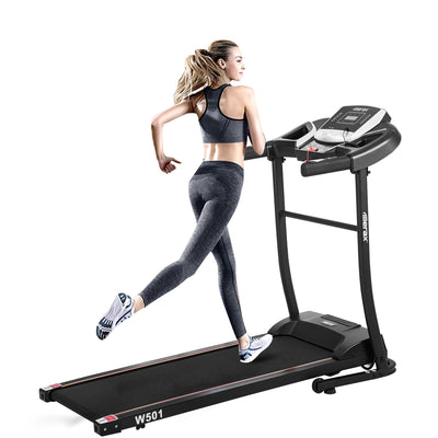 Clearance! Folding Treadmill for Home, Electric Fitness Exercise Equipment Easy Assembly, Large Running Surface, Smart Digital Motorized Running Machine for Running & Walking, I7180