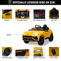 Segmart® Kids Yellow Lamborghini Ride On Toys Car With Remote