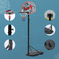 Basketball Hoops for Kids, SEGMART 6.88'-7.45' Adjustable Portable Basketball Hoop, Basketball Goal Outdoor Basketball Hoop with Backboard/Metal Stand, Indoor Outdoor Basketball Game Play Set,LLL4411