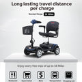 SEGMART Mobility Scooters, 4 Wheel Mobility Scooter, Motorized Electric Medical Carts for Adults, S09