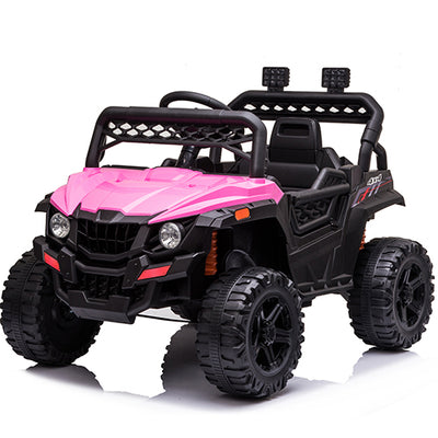 Kids Electric Ride on Car, Newest 12V Battery Powered Ride-on Toys w/ Parental Remote Control, LED Lights, 2 Openable Doors, Spring Suspension, MP3 Player, Electric Car for Kids for 3-5 Year