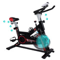 Cycling Bike, Professional Indoor Stationary Cycling Bike, Smooth Quiet Belt Drive Exercise Bike, Bike with LCD Monitor/Adjustable Handlebar seat, for Home Cardio Gym Workout, I7782