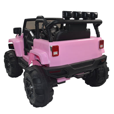 Segmart Pink 12 V Electric Truck Powered Ride-On with Remote Control, L