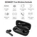 Wireless Bluetooth Earbuds, Bluetooth 5.0 Earphones with Noise Cancelling Touch Control, Long Playtime Stereo Sound Deep Bass Headphone, Waterproof Built-in Mic Headset for Sports, Workout, Gym,L3868