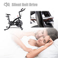 Stationary Cycling Bike, Professional Indoor Exercise Bike, Smooth Quiet Belt Drive Cycling Bike, Bike with LED Monitor/Adjustable Handlebar seat, for Home Cardio Gym Workout, I7785