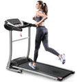 Exercise Equipment, Folding Electric Treadmill for Home, Electric Motorized Running Machine with LED Display and Cup Holder, Easy Assembly Jogging Exercise Equipment with 12 Preset Programs, L5160