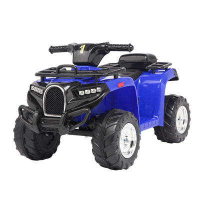 6V Electric Kids Ride-On Car ATV, Electric 4-Wheeler ATV Quad, Single Drive Ride on Car Toy with LED Lights, Music Board, Horn, Motorized Cars for 3-5 Years Kids, K2271