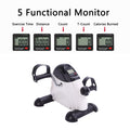 Mini Pedal Exerciser, Portable Mini Exercise Bike for Legs and Arms, SEGMART Indoor Under Desk Cycle Pedal Bike with LCD Display, Adjustable Resistance, Home Use Feet Trainer Exercise Equipment, L6385