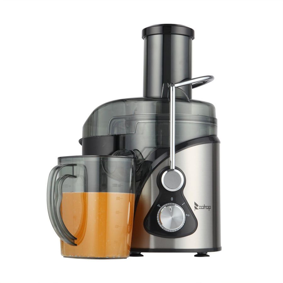 Centrifugal Juicer Machine, 800W Juice Extractor with Big Mouth Feed Chute, 304 Stainless Steel Juice Maker with Dual Speed Control, BPA-Free, High Juice yield, Anti-drip, Dishwasher Safe, B08