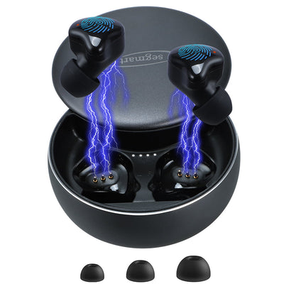 Wireless Bluetooth Headset for iPhone iPad Samsung Huawei Android, In-Ear Earbud with Noise Cancelling Mic, Hands-Free Business Earpiece with 140 Hours Playtime, I6200