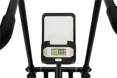 Air Bike, Exercise Fan Bike with Moving Arms, Exercise Bike with Air Resistance System, Belt Drive Stationary Bike with iPad Holder/Monitor, Upright Bike with Adjustable Seat, for Home Workout, L