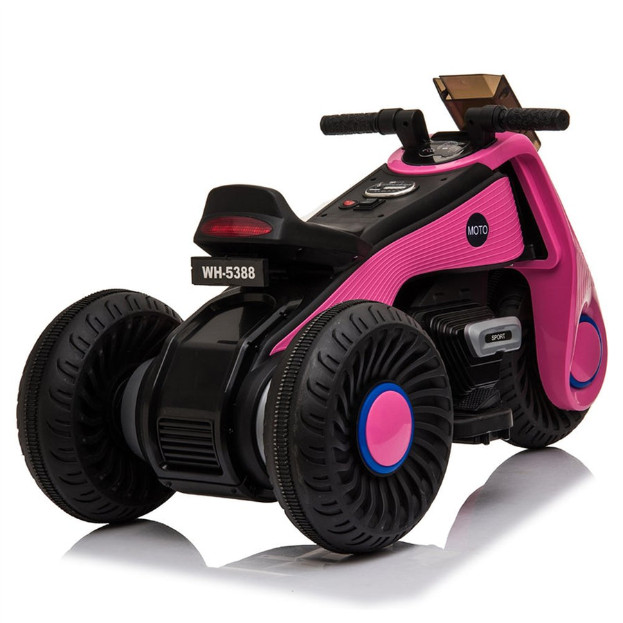 Electric Motorcycle for Girls, Ride on Motorcycle for Kids, 6V