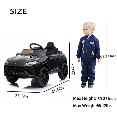 ELECTRIC BATTERY-POWERED LAMBORGHINI URUS KIDS CARS 12V KIDS TOYS WITH R/C PARENTAL REMOTE
