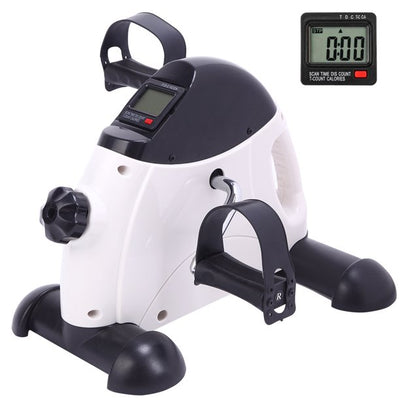 Exercise Bike Peddler, Protable Pedal Exerciser for Legs and Arms, SEGMART Indoor Under Desk Cycle Pedal Bike with LCD Display, Adjustable Resistance, Home Use Feet Trainer Exercise Equipment, L6392
