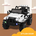 Ride on Truck with Remote Control, 12V Ride on Cars for Boys Girls, Electric Ride on Toys with LED Lights, Horn, MP3 Player, Battery Powered Motorized Vehicles for Kids, 3 Speeds, L6577