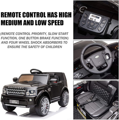 SEGMART Ride-On Car Toys, 12V Battery Powered Electric 4 Trie Kids Toys with Remote Control, S01