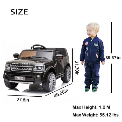 SEGMART Ride-On Car Toys, 12V Battery Powered Electric 4 Trie Kids Toys with Remote Control, S01