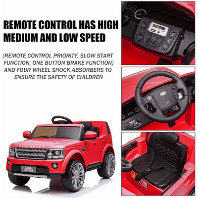 SEGMART Ride-On Car Toys, 12V Battery Powered Electric 4 Trie Kids Toys with Remote Control, S01