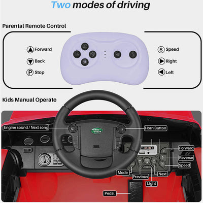 SEGMART Ride-On Car Toys, 12V Battery Powered Electric 4 Trie Kids Toys with Remote Control, S01