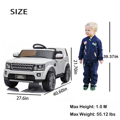 SEGMART Ride-On Car Toys, 12V Battery Powered Electric 4 Trie Kids Toys with Remote Control, S01