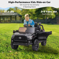 Ride On Kids Truck Car, Segmart Licensed Toyota Tacoma 12 Volt Electric 4 Tries Vehicle with Remote Control, 2 Speeds, 2 LED Headlights, Brakes and Gas Pedal, AUX, White, SS2600