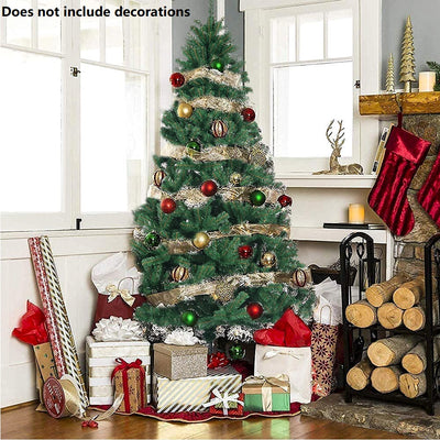 Artificial Christmas Trees, 2022 Upgraded Premium Hinged Christmas Spruce Tree with 1400 Tips, 7.5ft Artificial Christmas Tree with Metal Stand, S9921