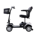 Outdoor Mobility Scooters for Senior, 4 Wheel Mobility Scooter with Detachable Basket, Motorized Electric Medical Carts for Seniors, Handicapped, Disabled Adults, Max Speed 8km/h, 265lbs, S8666