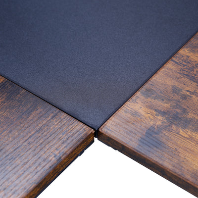 Large Computer Desk, L-Shaped Computer Desk with 2-Tier Storage Shelves, Modern Design PC Laptop Computer Study Desk with Footrest, Durable Large computer desk for Home Office Studio, Brown, S9028