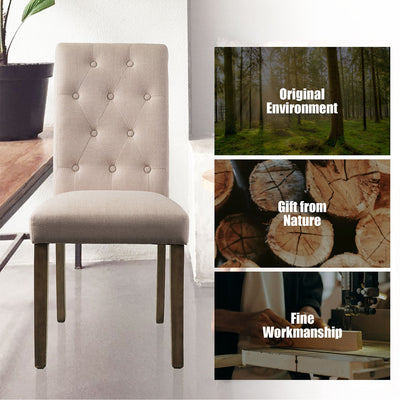 SEGMART Parsons Dining Chairs Set of 2