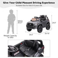 Ride on Cars for Boys, Licensed Toyota Tacoma 12V Electric Ride on Cars with Remote Control, Gray Motorized Vehicles Ride on Truck with Headlights/Music Player for 3 to 5 YO, LLL3200