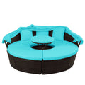 Outdoor Patio Sectional Round Daybed