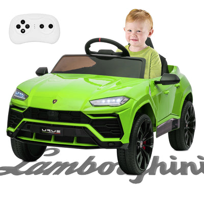 Electric Cars for Kids to Ride, 12V Realistic Lamborghini Kid Electric Ride on Car with Remote Control and MP3 Player, Kids Electric Vehicle with LED Light, Radio, Birthday Gift for Kids, Pink, S7816