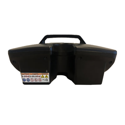 24V/12AH Large Capacity Lead Acid Battery with Battery Box, Match Outdoor Compact Mobility Scooter Use, Enjoy Worry-Free Trips of Up to 10 Miles, Black, SS1313