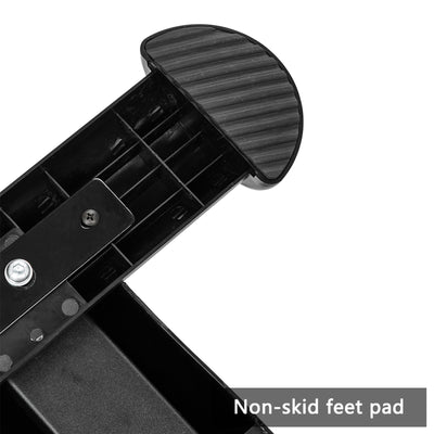 Mini Pedal Exercise Bike, Portable Mini Pedal Exerciser for Legs and Arms, Indoor Under Desk Cycle Pedal Bike with LCD Display, Adjustable Resistance, Home Use Feet Trainer Exercise Equipment, L6386