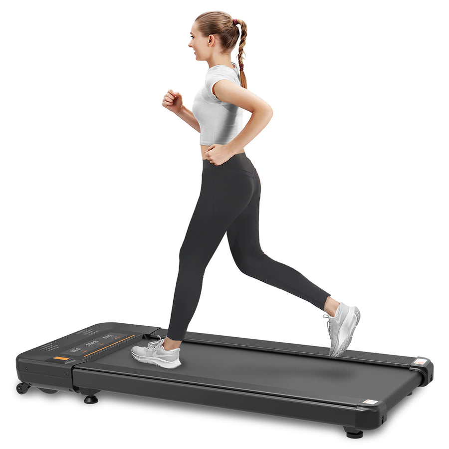 SEGMART Electric Under Desk Treadmill w/3 Big LED Display , 22.5'' Wide Tread Belt Treadmills for Home, 2.5 HP Walking Pad with Remote Controll, for Home & Gym Cardio Fitness, S1662