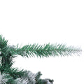 Segmart Green Unlit Snow Fir Artificial Christmas Tree, with 870 Tips including Solid Metal Stand 7'