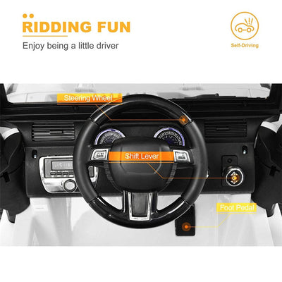 SEGMART 12V Kids Ride On Truck Car, 2021 Battery Powered 4 Tries Electric Car with Parent Remote, Suspension Tries, LED Lights, 3 Speeds, Kids Electric Vehicles for Boys and Girls, Red, S11115