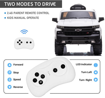 CHEVROLET KIDS CARS 12V KIDS TOYS WITH R/C PARENTAL REMOTE