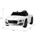 Ride on Toys for 3-4 Year Olds Boy Girl, Licensed Bentley 12 V Kids Ride On Car with Remote Control,LED Lights and Horn
