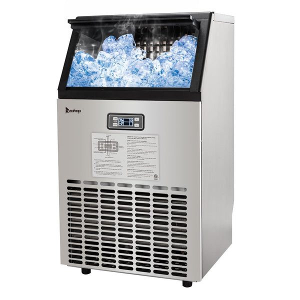 Commercial Ice Machine on Clearance, Segmart Freestanding Built-In Sta –  SEGMART