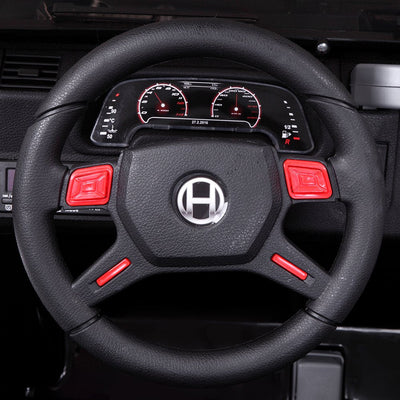 Ride on Cars with Remote Control seater, 12V Kids Ride on Cars for Boys Girls, Electric Ride on Truck Car with LED Lights, Horn, MP3 Player, Battery-Powered Ride on Toys, 3 Speeds, L6449