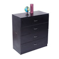 Segmart 4 Chest of Drawers for Bedroom, 26" x 13" x 29" Classic Metal Handles, Durable MDF Wood, S7914