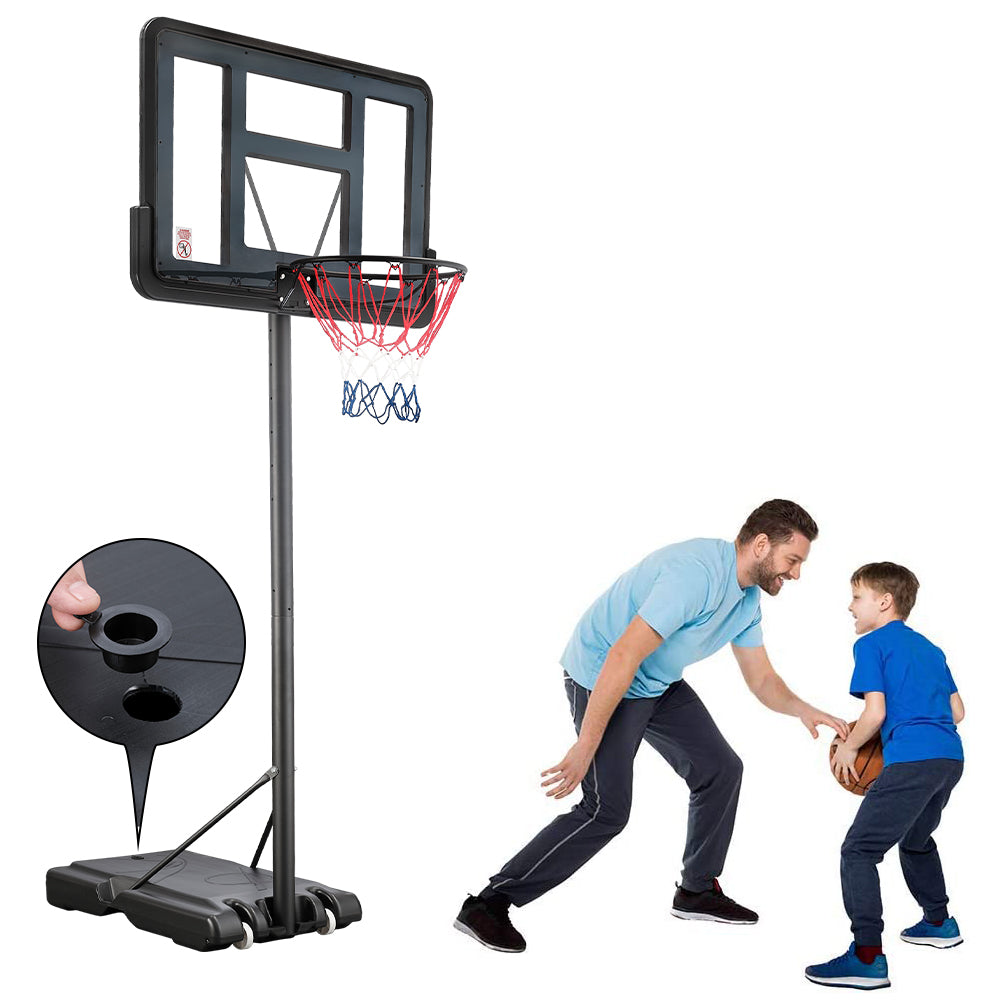 Adult Basketball Goal, SEGMART 6.88ft-12ft Easy Adjustable Portable Ba