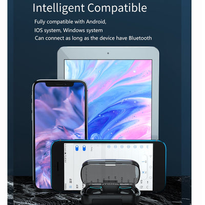 Wireless Bluetooth Earbuds, SEGMART 2021 Upgraded Hands-free Calling Sweatproof In-Ear Headset Earphone with Charging Case for iPhone/Samsung & Smart Phones, I0359