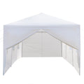 SEGMART 10' x 30' Outdoor Canopy Tent w/8 Removable Sidewalls, Two Doors Wedding Party Tent, Outdoor Waterproof Canopy Party Gazebo Pavilion, S10460