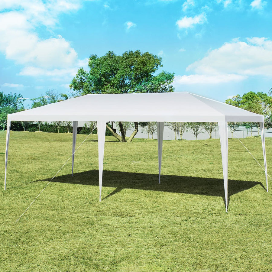 Patio Canopy Tent for Outside, 10' x 30' Outdoor Party Wedding Canopy, BBQ Shelter Canopy for Catering Garden Beach Camping, L