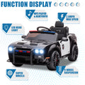 Battery Cars for Kids, Dodge Challenger 12V Ride on Toys with Remote Control, Powered Police Ride on Truck Gift for Boys Girls, Electric Cars with LED Flashing Lights, Music Player, Bluetooth, L6341